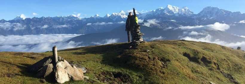4 Days Pikey Peak Trek : The Best View of Mt Everest - Day 3: Summit morning on Pikey Peak (4,065m) and the long, rewarding descent