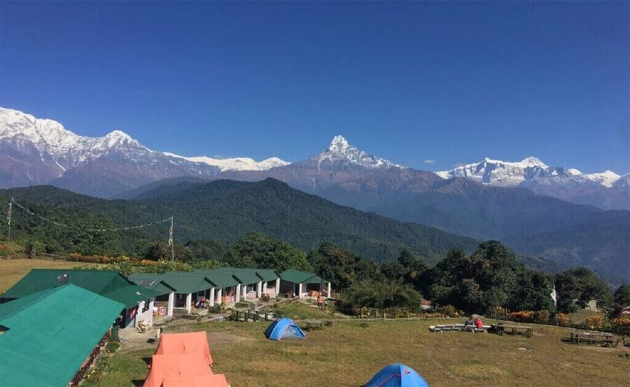Australian Base Camp Hike For Sunrise over the Himalayas - The uphill walk: Kande to Australian Camp