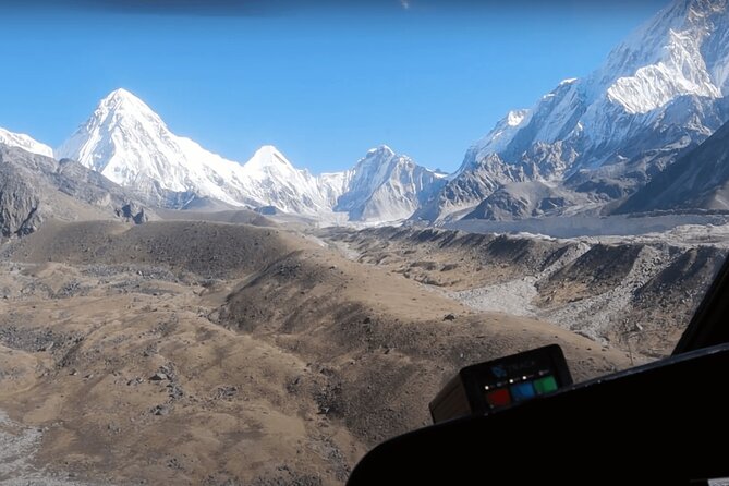Day Tour to Everest Base Camp By Helicopter - The flight plan: Lukla refueling and long views toward Everest