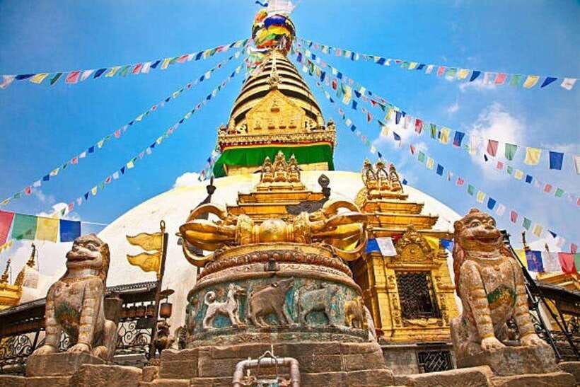 Essence of Nepal: 4-Day Tour Kathmandu, Nagarkot & Pokhara - Kathmandu temples and palace squares, from Monkey Temple to Boudhanath