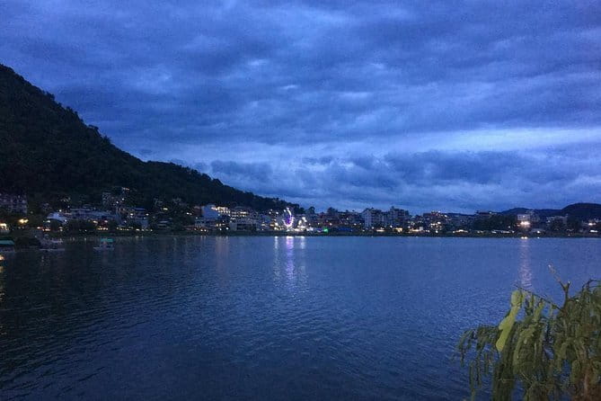 Evening Roaming to North Lakeside with Motorcycle - Phewa Tal and North Phewa Lake Views for Sunset Photos
