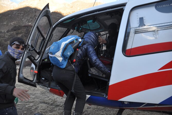 Everest Base Camp Helicopter Tour landing at Hotel Everest View - Weather is the real boss here, plan timing around it