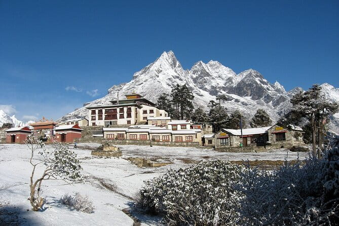 Everest Base Camp trek with Helicopter return 9 days - Day 5 to Day 6 Kyangjuma to Tengboche, with sunrise-style timing