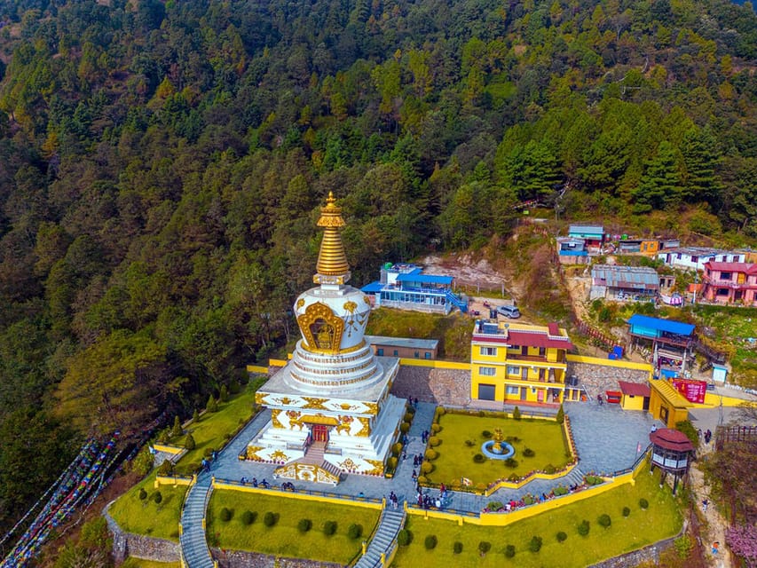 From Kathmandu: 2 Stupas and Kopan Monastery Spiritual Tour - Jamchen Vijaya Stupa: a quieter start with a real chance to think