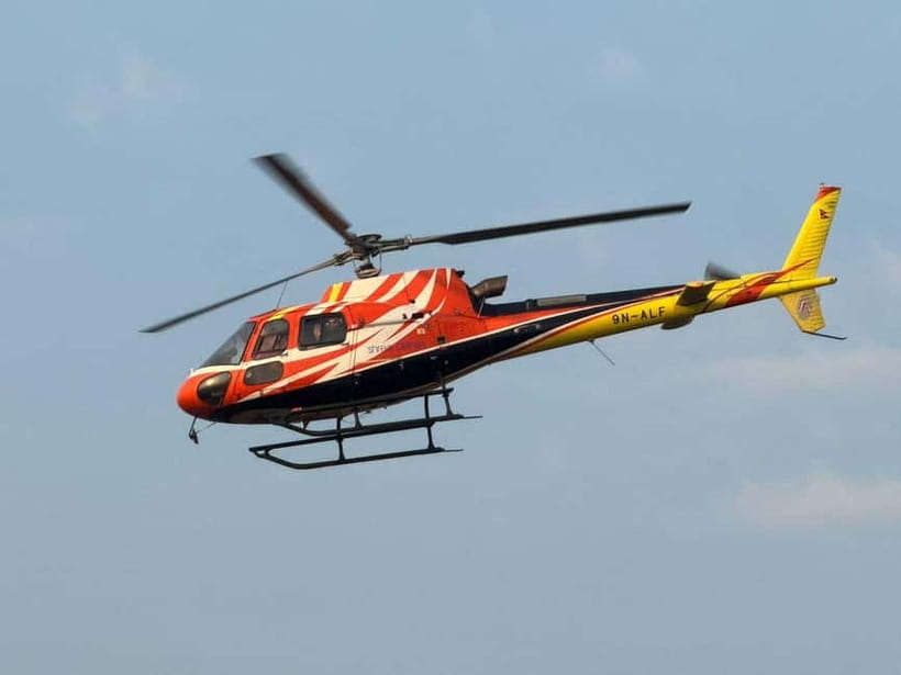 From Kathmandu: Everest Base Camp Landing Helicopter Tour - Phiriche landing, shuttles, and the Everest View Hotel breakfast break