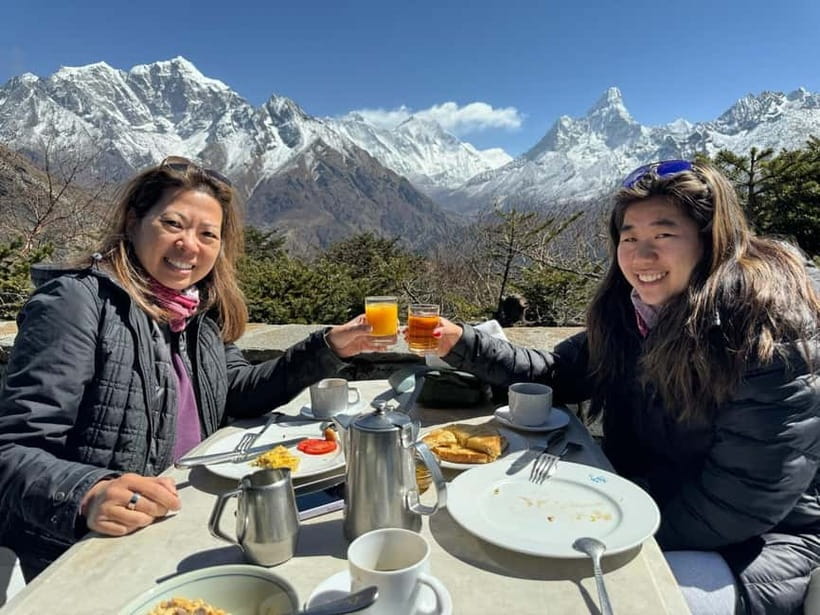 From Kathmandu: Everest Base Camp Landing Helicopter Tour - The return flight: Syangboche to Lukla and back to Kathmandu