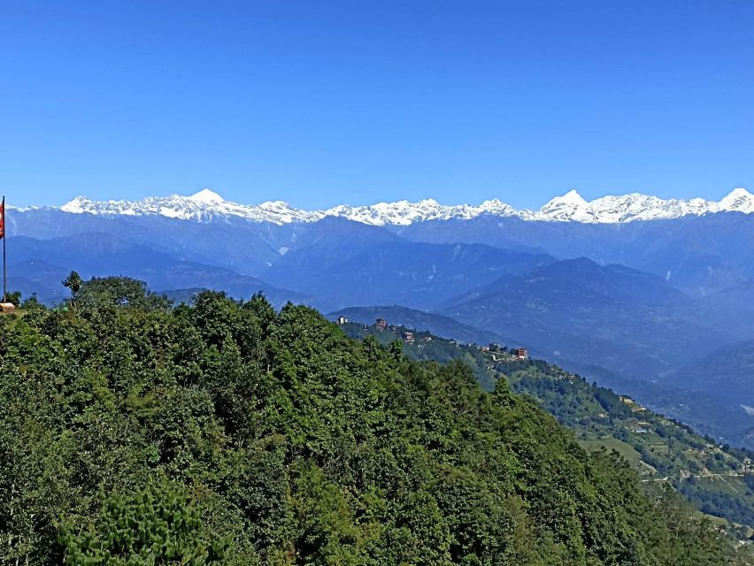 From Kathmandu: Everest View from Nagarkot & hike to Changu - Trisul Dada photo stop and the villages you actually pass through