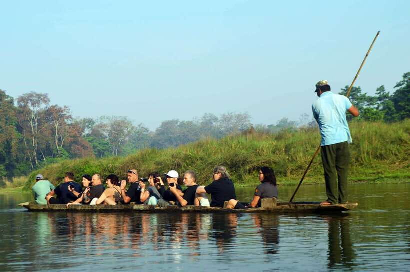 From Kathmandu/Pokhara: 2, 3, or 4-Day Chitwan Jungle Safari - Your Wildlife Day: Jeep Safari, Bird Time, Jungle Walk, and River Canoe