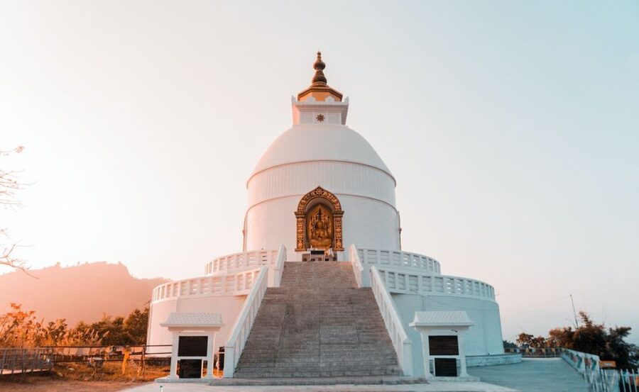 From Lakeside: Pokhara Private Day Tour with Pagoda Hills - David’s Fall in 30 minutes: a must-see stop that stays efficient