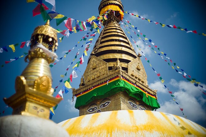Full Day Private Tour of Seven World Heritage Sites in Kathmandu - Stop 6, Swayambhunath (Monkey Temple): the stupa with a name that means trees