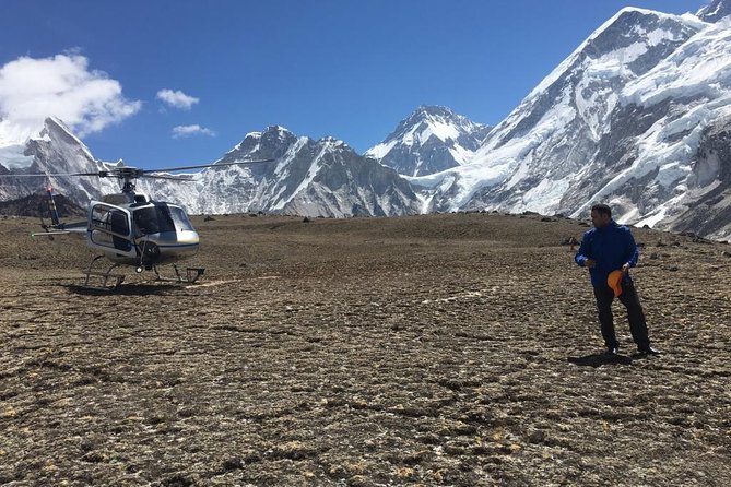 Guaranteed Landing at Everest Base Camp Kalapathar by Helicopter - Kalapathar at the top of the Base Camp area, then Base Camp time on the ground