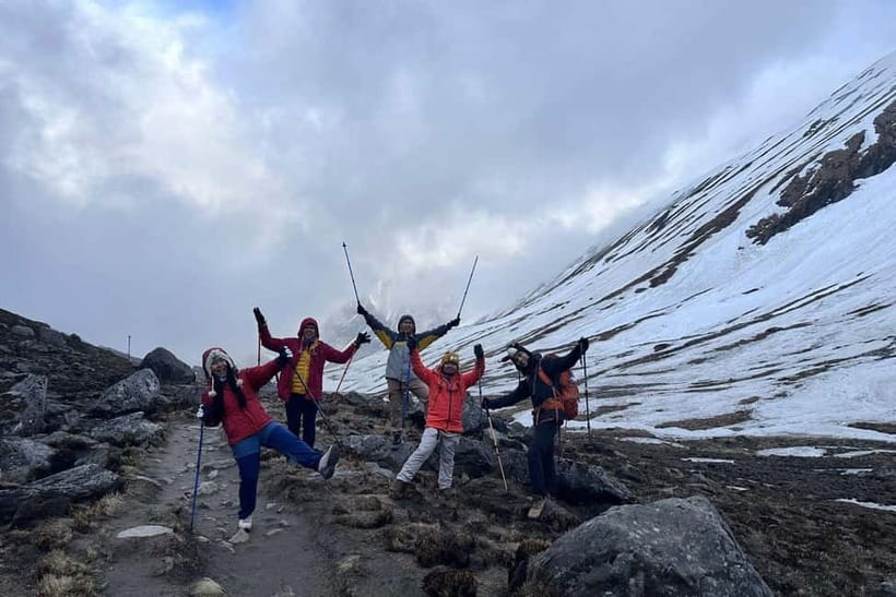 Kathmandu: 8-Day Annapurna Circuit Trek via Thorong La Pass - Chame to Pisang: Pine Forests, Suspension Bridges, and Dhukur Pokhari Lunch Views