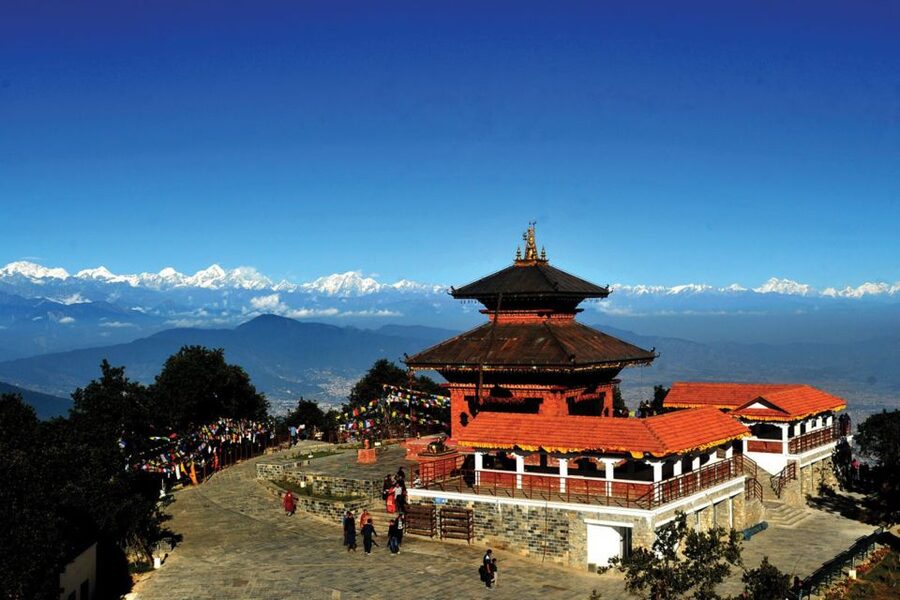 Kathmandu: Chandragiri Cable Car and Monkey Temple Tour - Bhaleshwor Mahadev Temple and the Everest View Tower moment