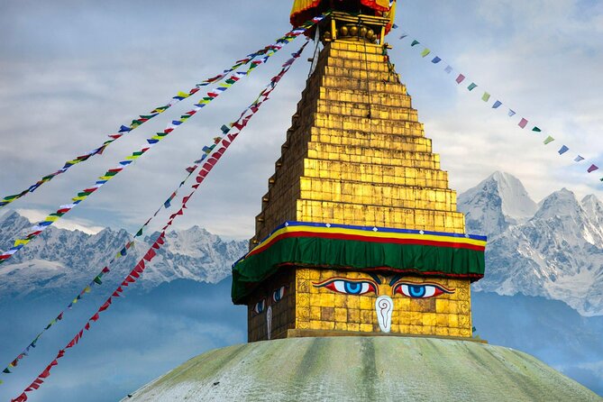 KATHMANDU FULL DAY SIGHTSEEING TOUR (6-hrs) - Stop 2: Swayambhu Mahachaitya, the 365 steps and the stupa walk