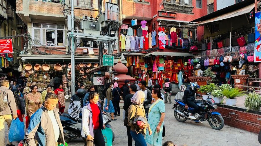 Kathmandu Heritage Walk | Heritage Walk of Kathmandu - Indrachowk and Akash Bhairab Temple: central, historic, and sacred