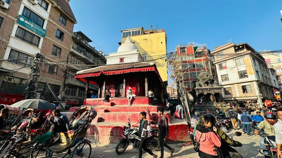 Kathmandu Heritage Walk | Heritage Walk of Kathmandu - Sankata Temple, Mahankal Bhairab, and Bhotahiti: faith plus daily life