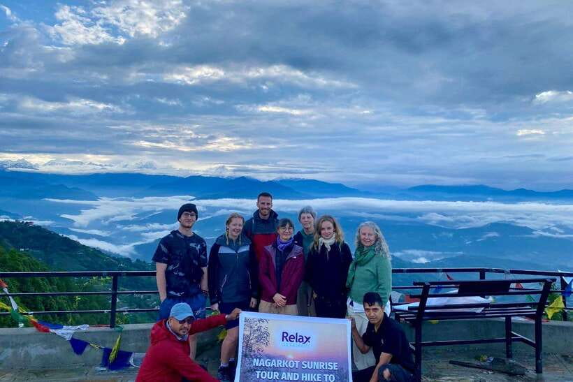 Kathmandu: Nagarkot Sunrise View & Morning Hike with Lunch - Nagarkot Sunrise at the View Tower, the moment it clicks