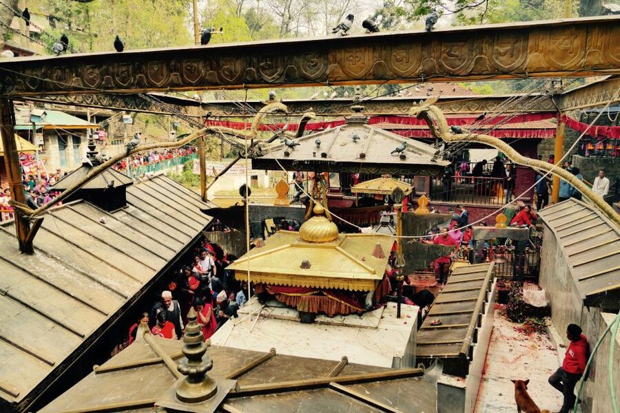 Kathmandu: Pharping, Dakshinkali and Chobhar Tour with Lunch - Dakshinkali Temple: Kali devotion, stairs, and a note for sensitive visitors