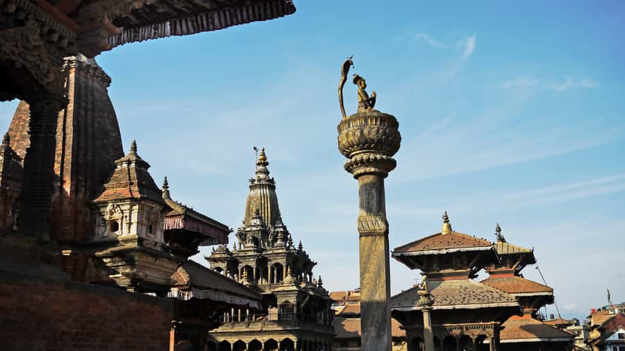 Kathmandu: Private Patan and Bhaktapur Sightseeing Tour - Bhaktapur’s Big Visual Targets: 55-Window Palace, Nyatapola, Peacock Window