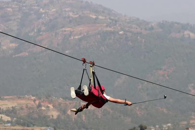 Kathmandu: Zipline Adventure in Dhulikhel with Pickup & Lunch - The Classic Zipline Numbers: 1100 Meters, 110 km/h, 240 Feet
