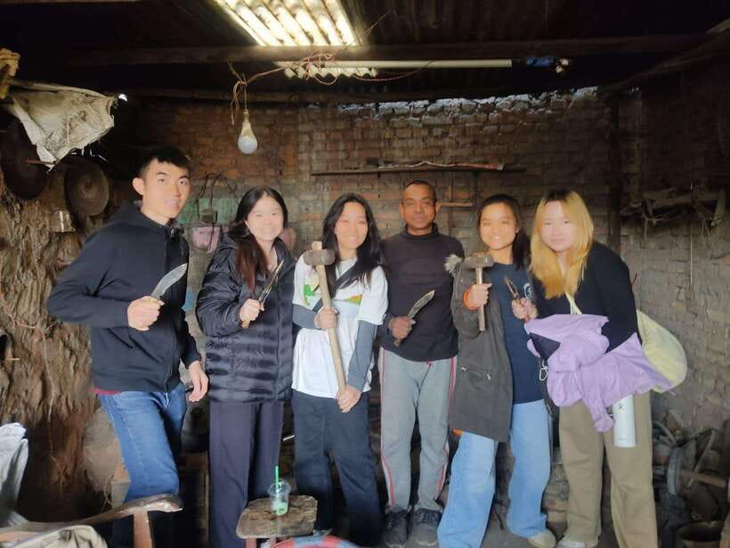 Knife Khukuri Making Workshop - Meeting the blacksmith and your guide, English included
