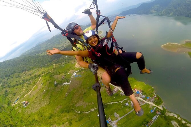 Paragliding Tandem Flight from Pokhara with Photos and Video - The views over Annapurna and Phewa Lake