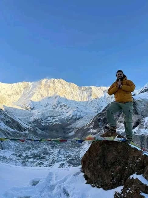Pkr/Kathmandu: 5-Day Annapurna Base Camp & Hot spring Trek - Day 2: Sinuwa to Deurali via Himalaya, waterfalls and forest air