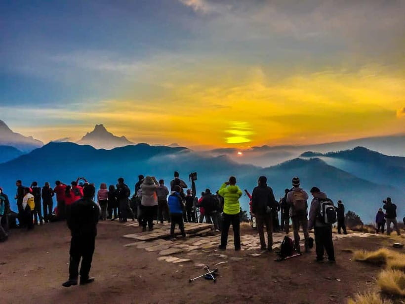 Pokhara: 2 & 3 Days Ghorepani Poon Hill Private Guided Trek - The middle stretch: what you pass, rhododendron forests to big viewpoint energy