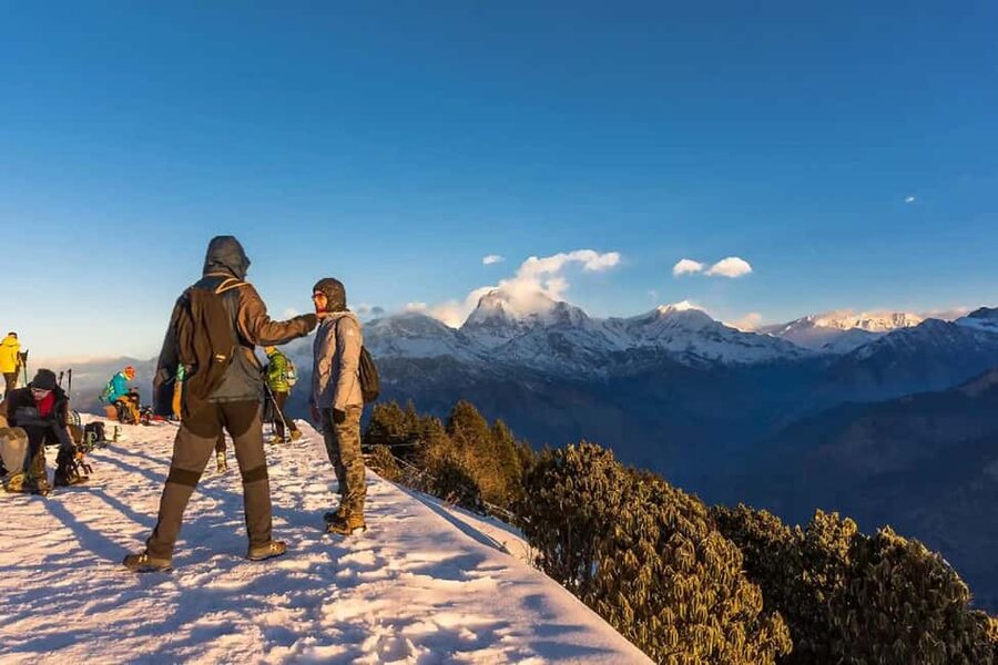 Pokhara: 2-Day Ullerai, Ghorepani & Poon Hill - Sunrise Trek - Day 1: Ulleri to Ghorepani, rhododendron walks and a real overnight