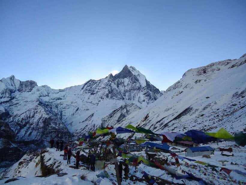 Pokhara: 7-Day Annapurna Base Camp Trek via Ghandruk - Day 5, Sunrise at ABC and the Descent Choice to Bamboo or Sinuwa