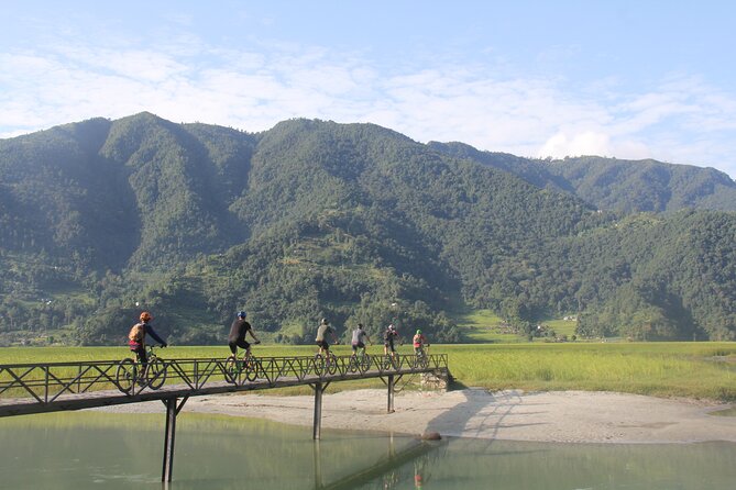 Pokhara Valley Mountain Bike Adventure Private Tour - Stop at Phewa Tal: the ride that starts with big scenery