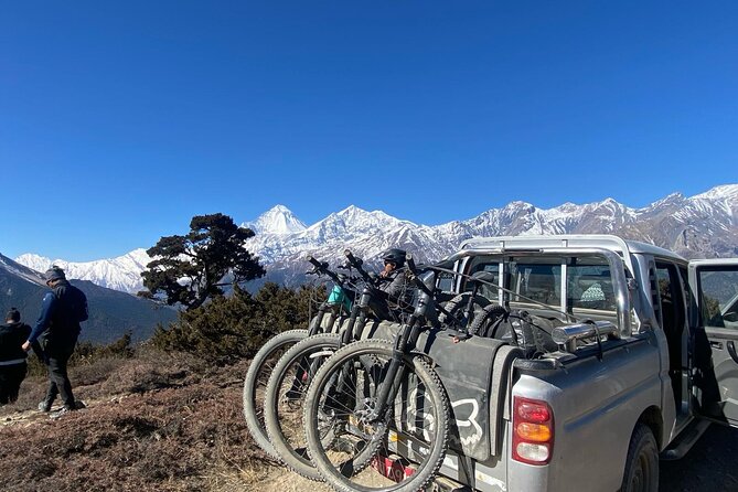 Pokhara Valley Mountain Bike Adventure Private Tour - World Peace Stupa: a calm break after the village riding