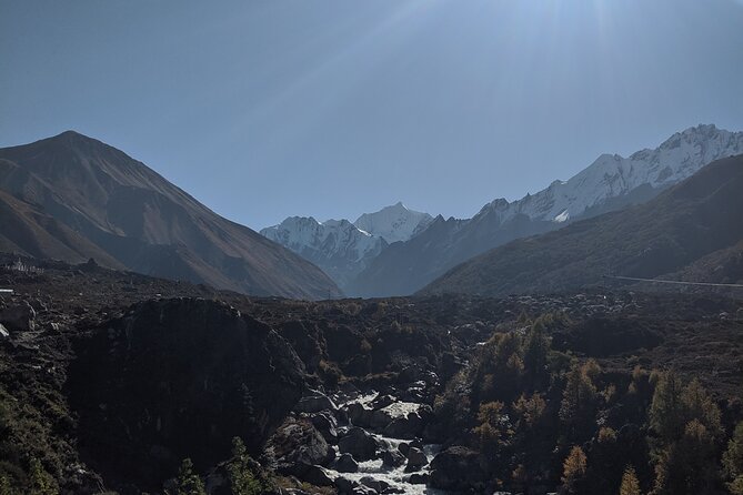 Private 8 - Day Langtang Trekking - Kyanjin Gompa day: prayer flags, stone walls, and monastery life