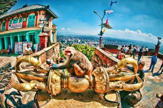 Private Half-Day Tour of Kathmandu Durbar Square and Swayambhunath Temple - Stop 2: Swayambhunath hill views, prayer wheels, and the monkey factor