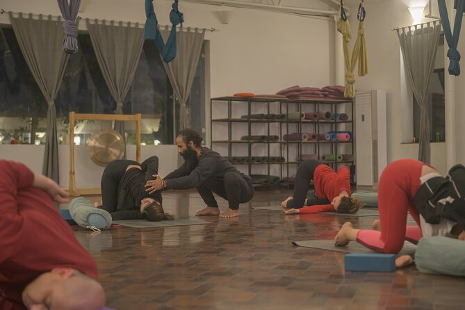 Regular Yoga for all levels of practitioners in Kathmandu - What a Vinyasa class like this usually includes