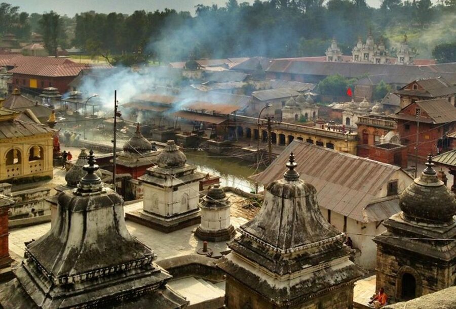 Sacred Pashupatinath: Aarati,Cremation Rites & Boudha Stupa - Moving from Buddhist silence to the Bagmati ghats