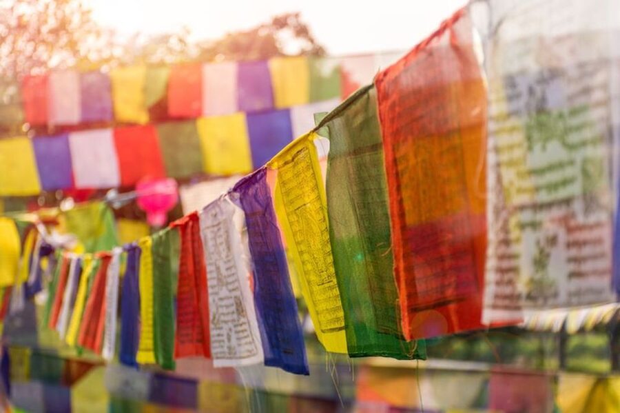 Spiritual Nepal: Expert insight into Multifaith Journey - Boudhanath Stupa and the prayer-wheel kora at Buddhist Kathmandu