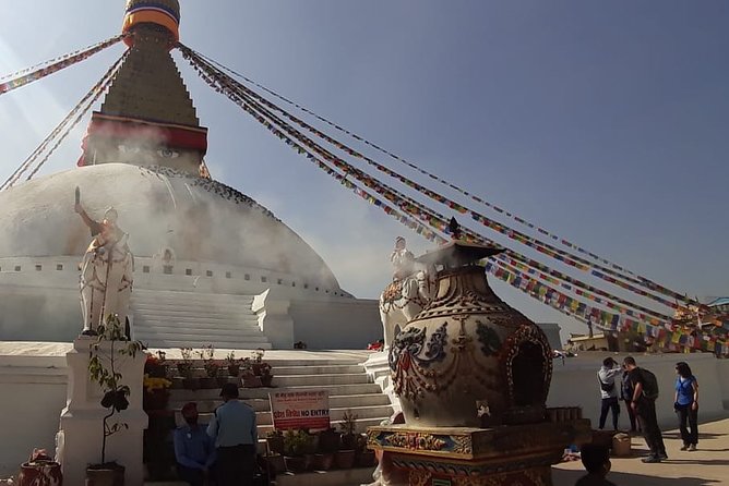 Visit Swayambhunath and Bauddhanath Stupa with Guide - Stop 1: Swayambhunath Hill Stupa and the Monkey Temple Area