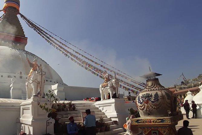Visit Swayambhunath and Bauddhanath Stupa with Guide - Hotel Pickup, Private Car, and Your English Guide